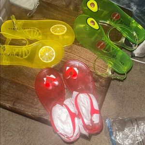 Katy Perry Collections Kids Red and Green Sandals